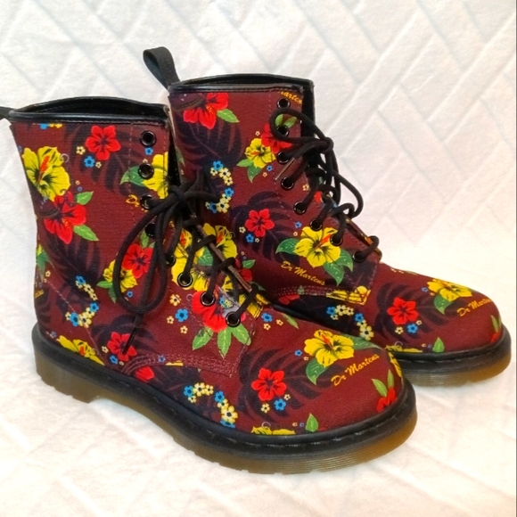 Dr. Martens Shoes - Tropical flower Dr.Marten boots